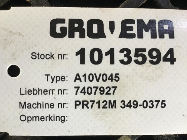 Rexroth A10V045 - משאבה הידרולית: תמונה 4 Rexroth A10V045 - משאבה הידרולית: תמונה 4