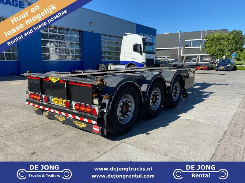 Broshuis MFCC-HD / 2x Extendable / Disc Brakes /1x lift Axle / 45FT - סמיטריילר מוביל מכולות/ החלפת גוף: תמונה 1 Broshuis MFCC-HD / 2x Extendable / Disc Brakes /1x lift Axle / 45FT - סמיטריילר מוביל מכולות/ החלפת גוף: תמונה 1