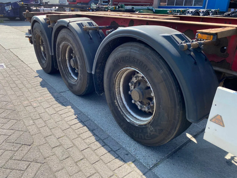 סמיטריילר מוביל מכולות/ החלפת גוף Krone SD 27 / container chassis / BPW + Disc / 1x Lift Axle: תמונה 7