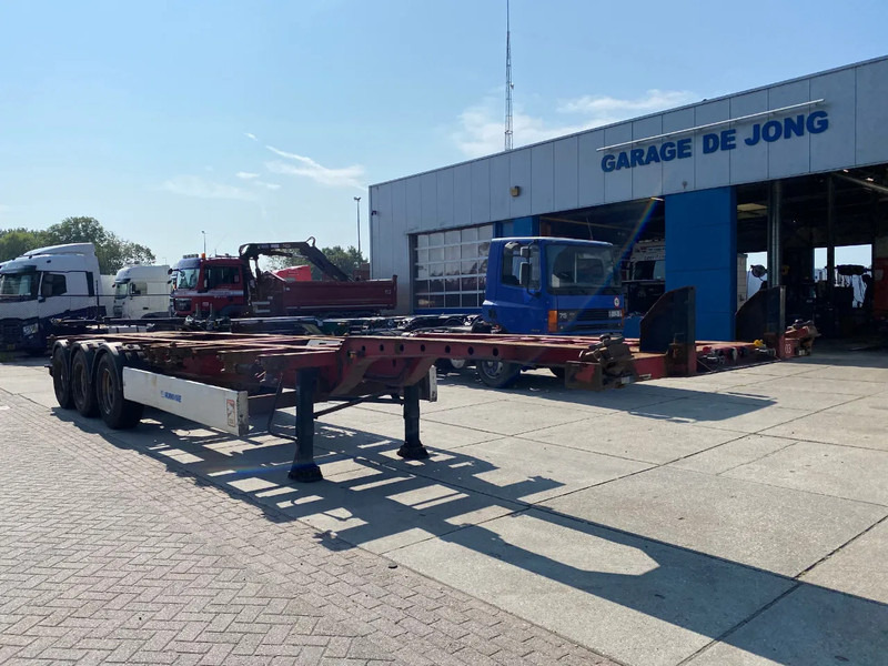סמיטריילר מוביל מכולות/ החלפת גוף Krone SD 27 / container chassis / BPW + Disc / 1x Lift Axle: תמונה 6