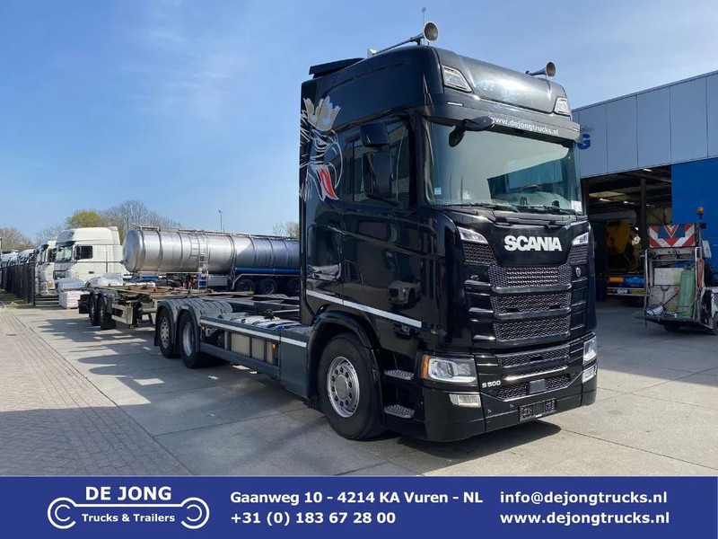Scania S500 NGS BDF / Retarder / 6x2 + trailer - מוביל מכולות/ משאית החלפת גוף: תמונה 1 Scania S500 NGS BDF / Retarder / 6x2 + trailer - מוביל מכולות/ משאית החלפת גוף: תמונה 1