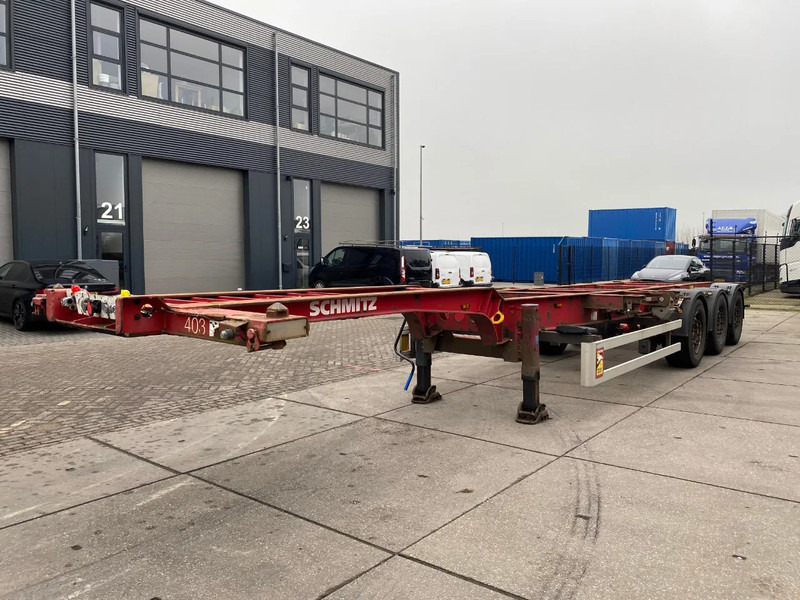 Schmitz Cargobull SCF 24 G Chassis / SAF + Disc / 1x Extendable / Lift axle - סמיטריילר מוביל מכולות/ החלפת גוף: תמונה 3 Schmitz Cargobull SCF 24 G Chassis / SAF + Disc / 1x Extendable / Lift axle - סמיטריילר מוביל מכולות/ החלפת גוף: תמונה 3