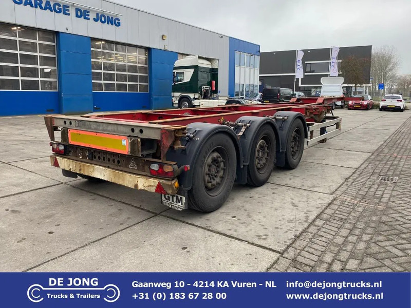 Schmitz Cargobull SCF 24 G Chassis / SAF + Disc / 1x Extendable / Lift axle - סמיטריילר מוביל מכולות/ החלפת גוף: תמונה 1 Schmitz Cargobull SCF 24 G Chassis / SAF + Disc / 1x Extendable / Lift axle - סמיטריילר מוביל מכולות/ החלפת גוף: תמונה 1