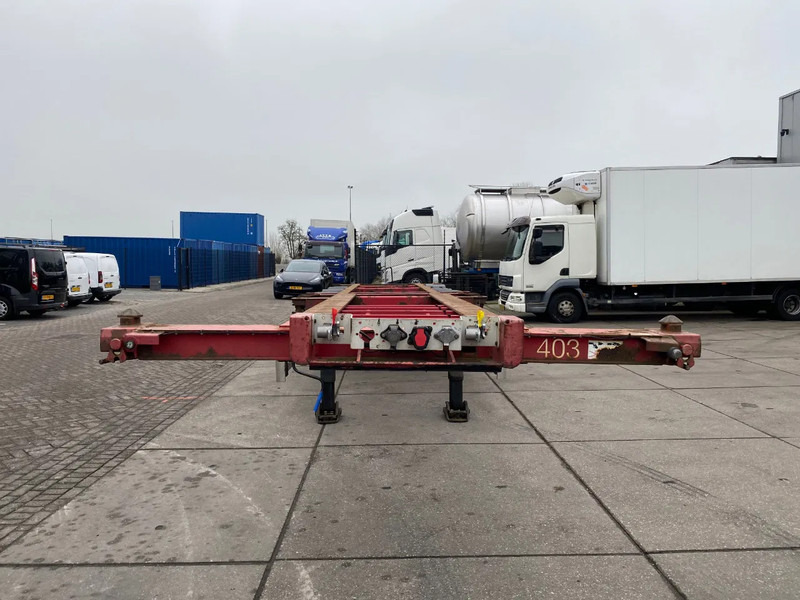 Schmitz Cargobull SCF 24 G Chassis / SAF + Disc / 1x Extendable / Lift axle - סמיטריילר מוביל מכולות/ החלפת גוף: תמונה 4 Schmitz Cargobull SCF 24 G Chassis / SAF + Disc / 1x Extendable / Lift axle - סמיטריילר מוביל מכולות/ החלפת גוף: תמונה 4