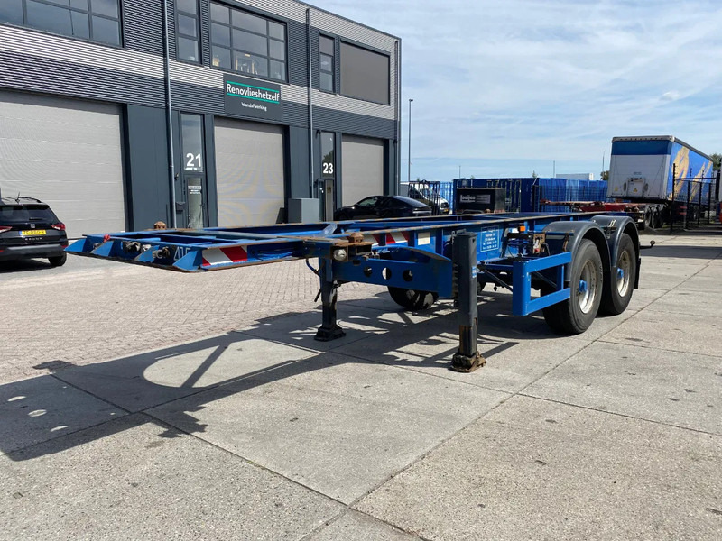 TURBO'S HOET 20 FT Container Chassis / APK t/m 3-2026 / BPW + Drum - סמיטריילר מוביל מכולות/ החלפת גוף: תמונה 4 TURBO'S HOET 20 FT Container Chassis / APK t/m 3-2026 / BPW + Drum - סמיטריילר מוביל מכולות/ החלפת גוף: תמונה 4
