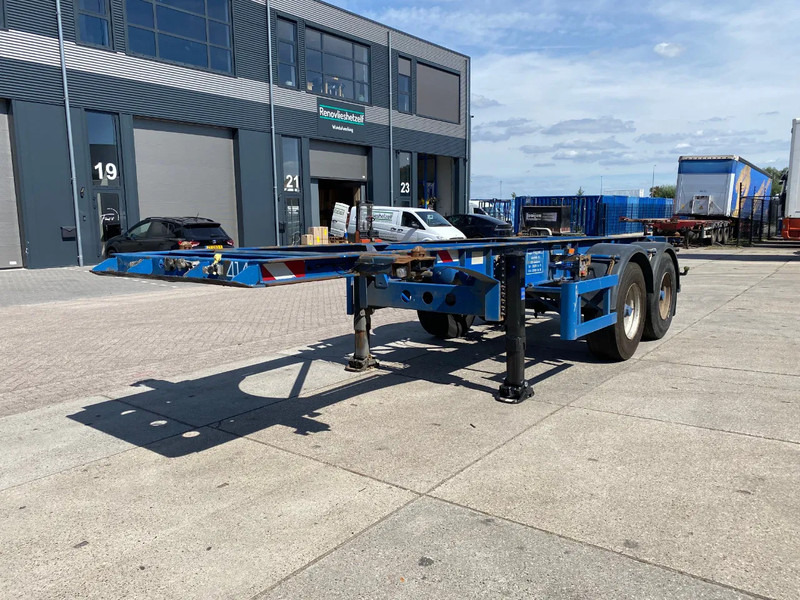 TURBO'S HOET 20 FT Container Chassis / APK t/m 3-2026 / BPW + Drum - סמיטריילר מוביל מכולות/ החלפת גוף: תמונה 4 TURBO'S HOET 20 FT Container Chassis / APK t/m 3-2026 / BPW + Drum - סמיטריילר מוביל מכולות/ החלפת גוף: תמונה 4