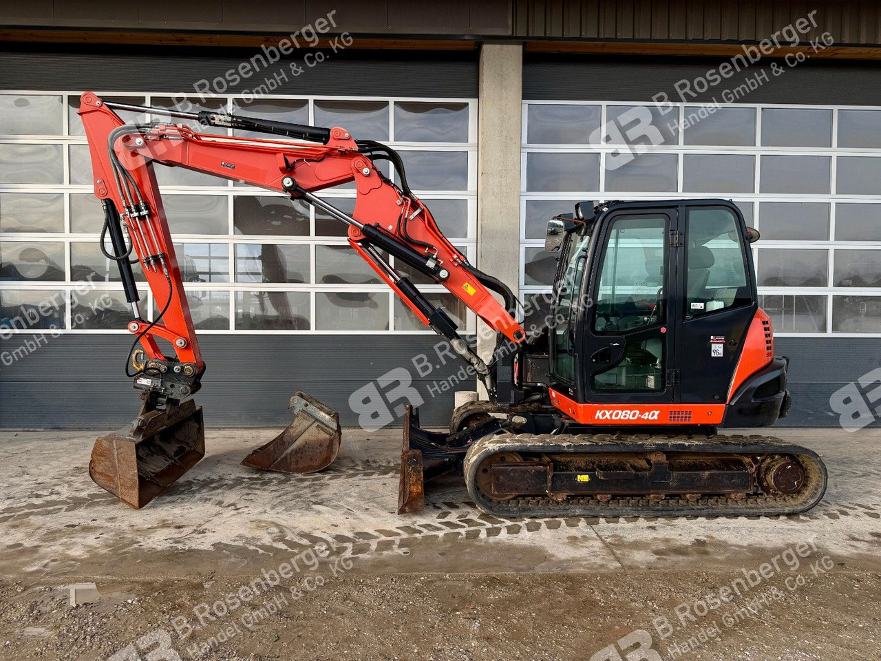 Kubota KX080-4 Verstellausleger / nur 2275h /Klima - מיני מחפר: תמונה 2 Kubota KX080-4 Verstellausleger / nur 2275h /Klima - מיני מחפר: תמונה 2