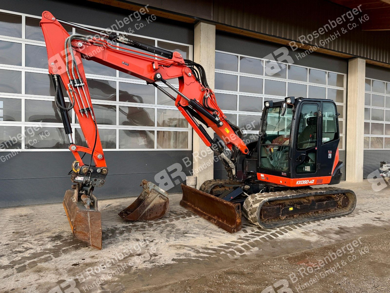 Kubota KX080-4 Verstellausleger / nur 2275h /Klima - מיני מחפר: תמונה 1 Kubota KX080-4 Verstellausleger / nur 2275h /Klima - מיני מחפר: תמונה 1