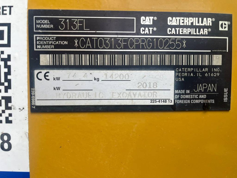 Cat 313 F L - מחפר סורק: תמונה 5 Cat 313 F L - מחפר סורק: תמונה 5