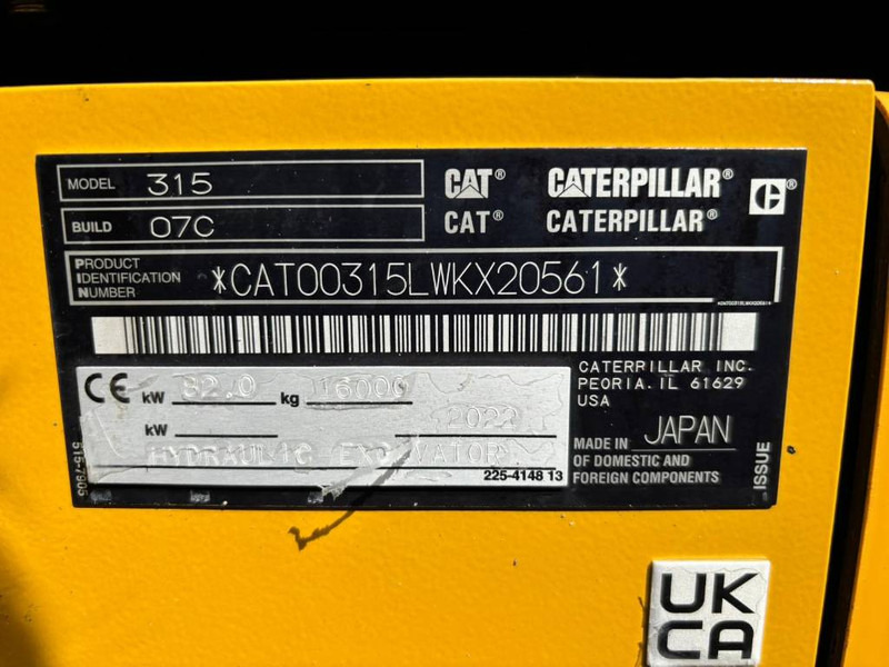 !!SOLD!! CAT 315 07C - מחפר סורק: תמונה 5 !!SOLD!! CAT 315 07C - מחפר סורק: תמונה 5