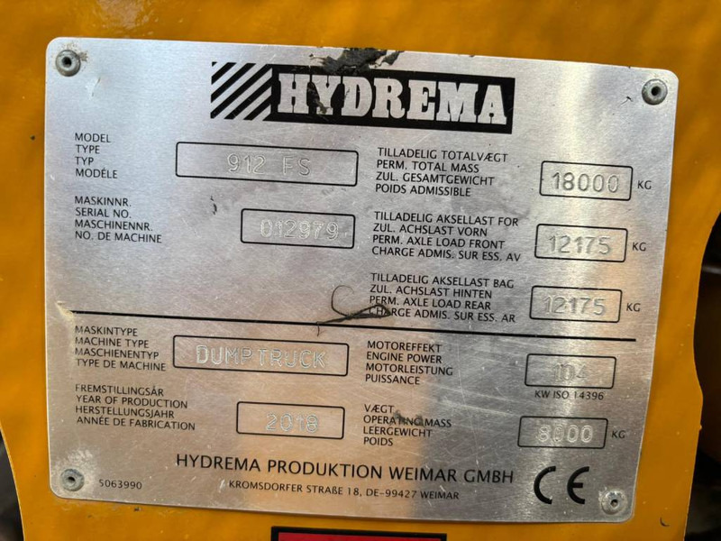 SOLD ! Hydrema 912 FS - מסיר פסולת מפרקי: תמונה 5 SOLD ! Hydrema 912 FS - מסיר פסולת מפרקי: תמונה 5