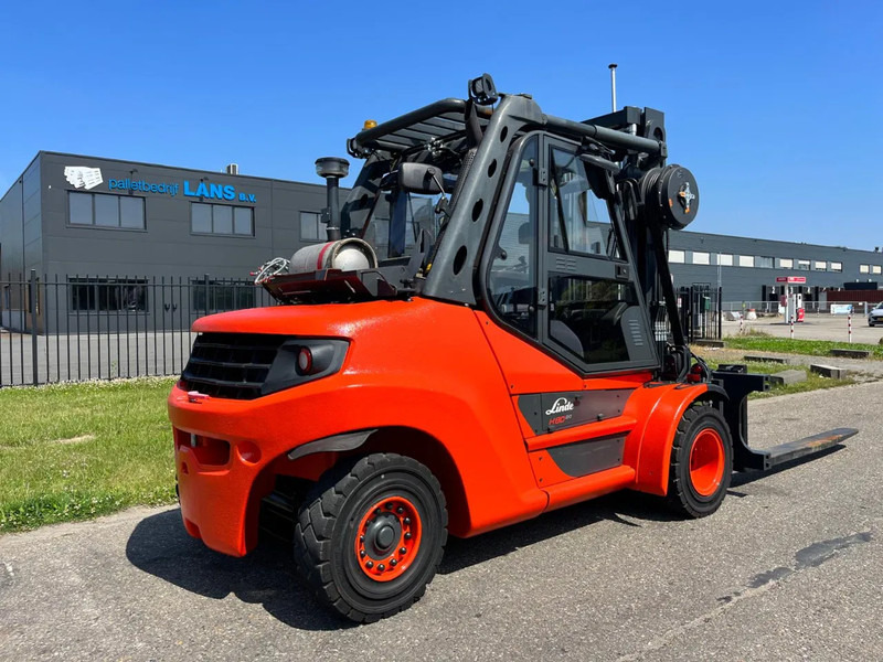 מלגזת LPG Linde H80T-03/900 HOURS 1517: תמונה 6