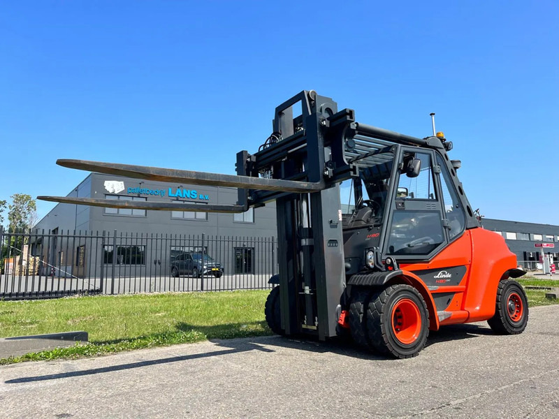 מלגזת LPG Linde H80T-03/900 HOURS 1517: תמונה 7