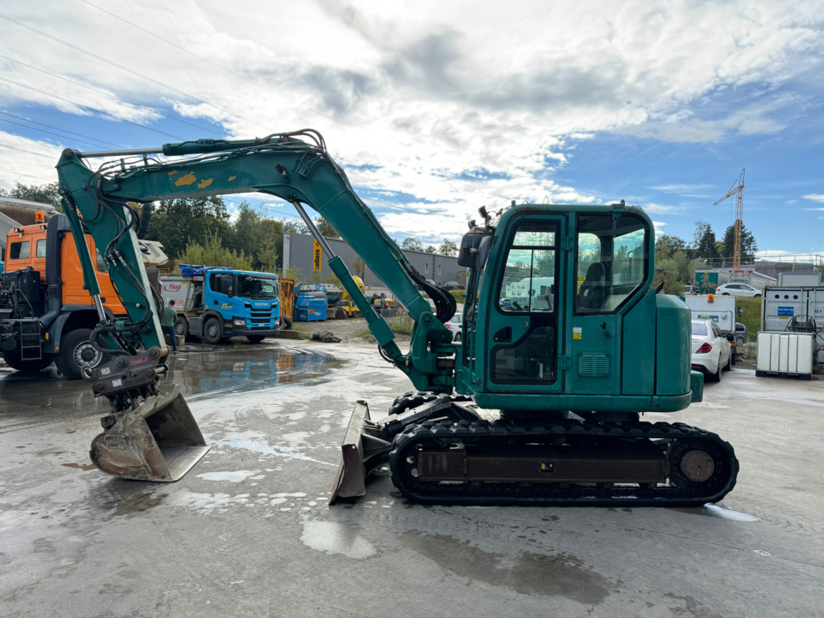 CATERPILLAR 308E2CR Oilquick 3x Schaufeln - מחפר סורק: תמונה 1 CATERPILLAR 308E2CR Oilquick 3x Schaufeln - מחפר סורק: תמונה 1