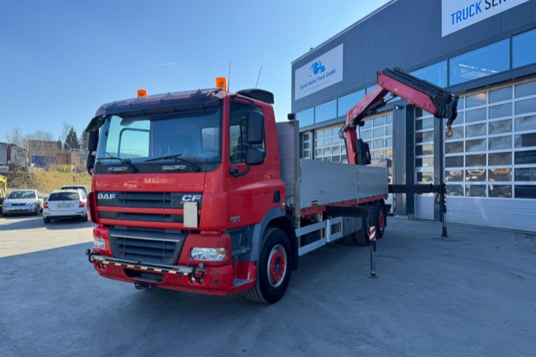 DAF CF 460 6x2 Fassi 290-4 - משאית מנוף, משאית צד נופל/ שטוחה: תמונה 1 DAF CF 460 6x2 Fassi 290-4 - משאית מנוף, משאית צד נופל/ שטוחה: תמונה 1