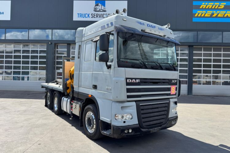 DAF XF510 Effer 255-5 6x2 SZM/Pritsche - משאית מנוף: תמונה 4 DAF XF510 Effer 255-5 6x2 SZM/Pritsche - משאית מנוף: תמונה 4