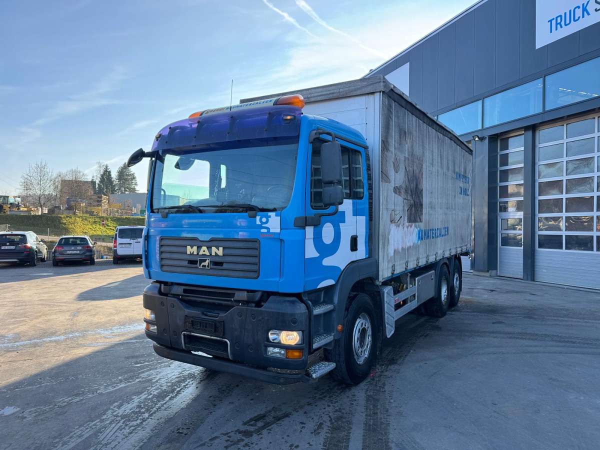 MAN TGA 26.440 6x2 - משאית וילונות צד: תמונה 1 MAN TGA 26.440 6x2 - משאית וילונות צד: תמונה 1