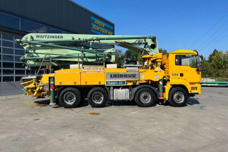 משאית משאבת בטון MAN TGA 41.440 8x4 Hallenpumpe 31M-5: תמונה 9
