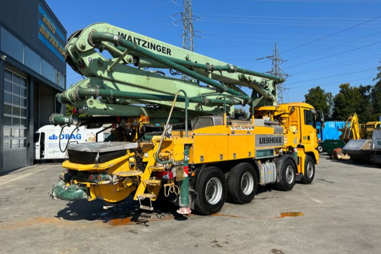 משאית משאבת בטון MAN TGA 41.440 8x4 Hallenpumpe 31M-5: תמונה 10