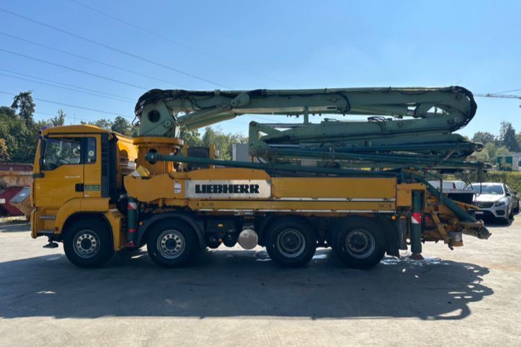 משאית משאבת בטון MAN TGA 41.440 8x4 Hallenpumpe 31M-5: תמונה 13
