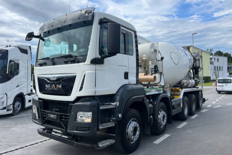 MAN TGS 35.480 10x4 10m3 Förderband 17M... - משאית מערבלת בטון: תמונה 1 MAN TGS 35.480 10x4 10m3 Förderband 17M... - משאית מערבלת בטון: תמונה 1