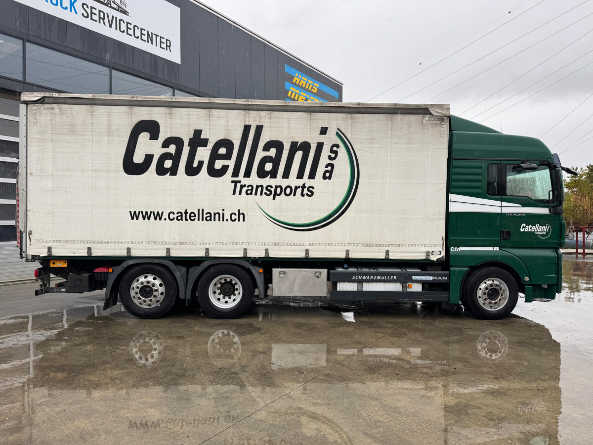MAN TGX 26.480 6x2 - משאית וילונות צד: תמונה 4 MAN TGX 26.480 6x2 - משאית וילונות צד: תמונה 4