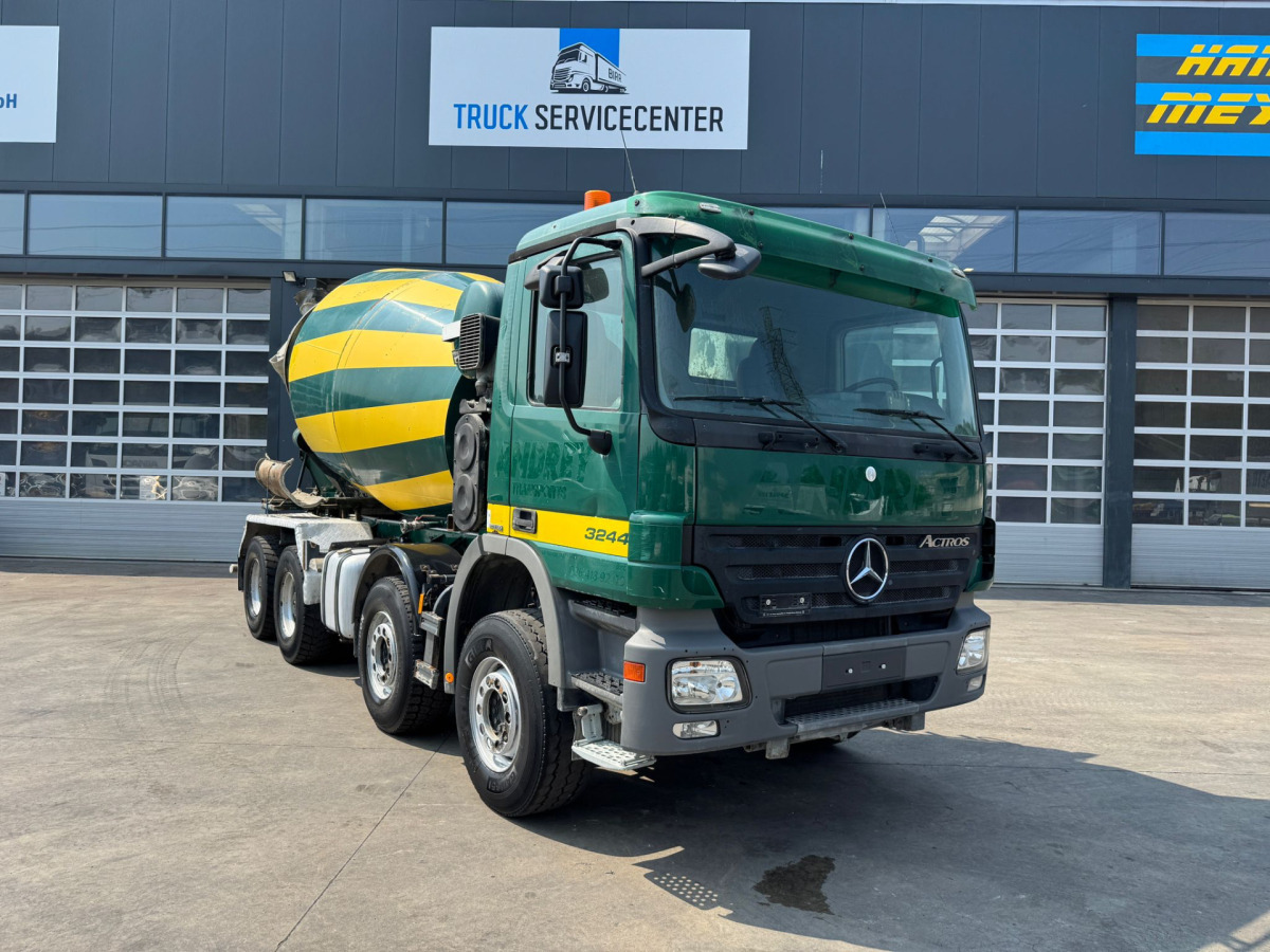 MERCEDES Actros 3244 8x4 Liebherr 9m3 - משאית מערבלת בטון: תמונה 3 MERCEDES Actros 3244 8x4 Liebherr 9m3 - משאית מערבלת בטון: תמונה 3