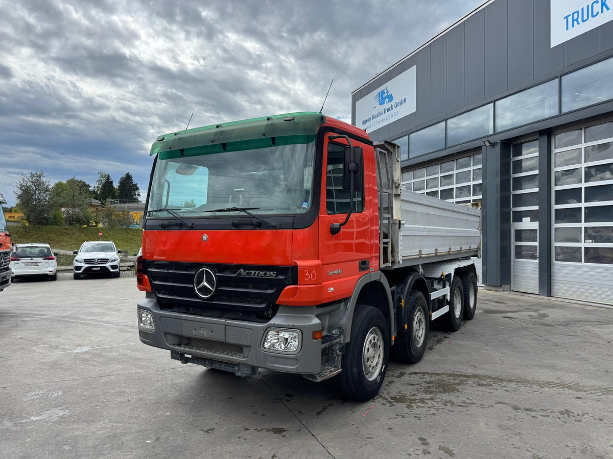 MERCEDES Actros 3246 8x4 Meiller 3 Seitenkipper - מזהיר: תמונה 1 MERCEDES Actros 3246 8x4 Meiller 3 Seitenkipper - מזהיר: תמונה 1
