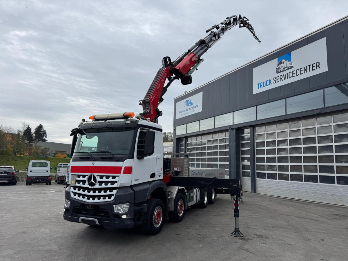 MERCEDES Arocs 3251 8x4 Fassi 660 6-6 - משאית מנוף: תמונה 1 MERCEDES Arocs 3251 8x4 Fassi 660 6-6 - משאית מנוף: תמונה 1