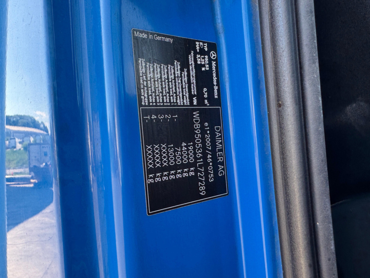 משאית וילונות צד MERCEDES Axor 1833 4x2: תמונה 16