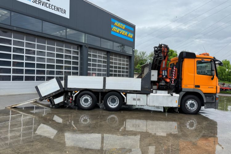 Mercedes-Benz Actros 2548 Atlas 290 Baumaschinentaxi - משאית מנוף: תמונה 5 Mercedes-Benz Actros 2548 Atlas 290 Baumaschinentaxi - משאית מנוף: תמונה 5