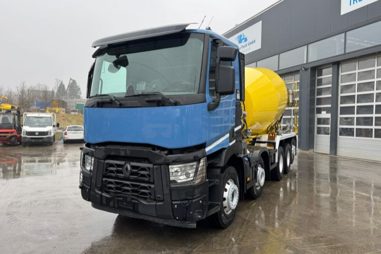 משאית מערבלת בטון Renault C480 10x4 Liebherr 10m3 mit Klappe: תמונה 1