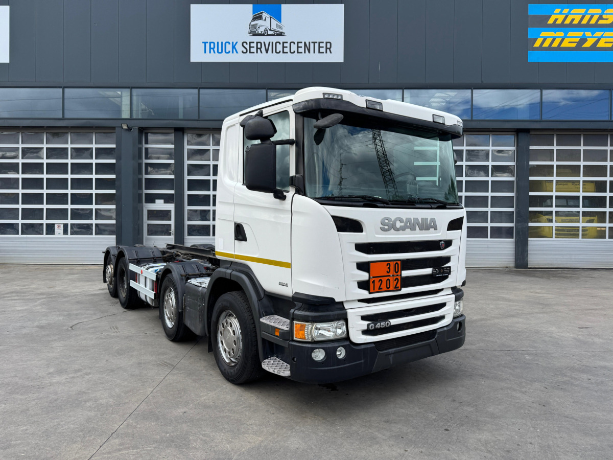 SCANIA G450 8x2 Fahrgestell - משאית עם שלדת תא: תמונה 3 SCANIA G450 8x2 Fahrgestell - משאית עם שלדת תא: תמונה 3