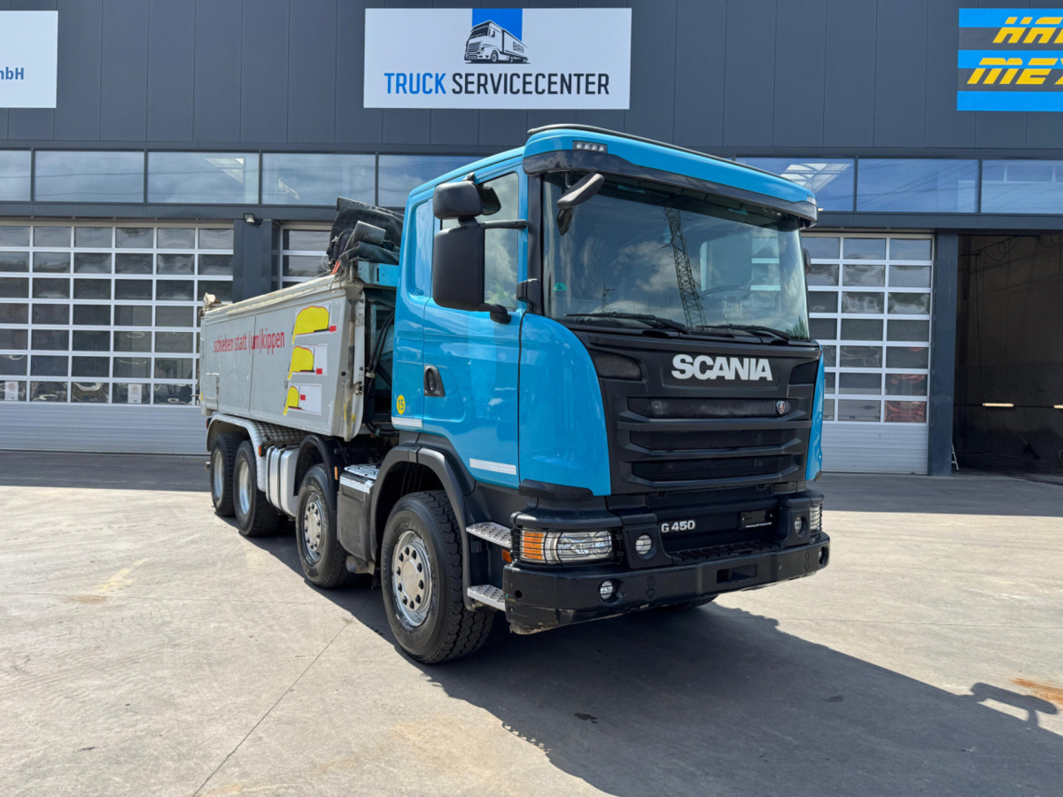 SCANIA G450 8x4 Abschiebemulde (no tipper) - מזהיר: תמונה 3 SCANIA G450 8x4 Abschiebemulde (no tipper) - מזהיר: תמונה 3