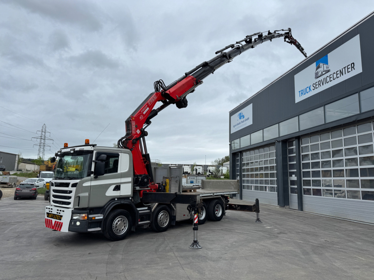 SCANIA G480 8x4 SZM/Pritsche Fassi 950 - משאית מנוף: תמונה 5 SCANIA G480 8x4 SZM/Pritsche Fassi 950 - משאית מנוף: תמונה 5