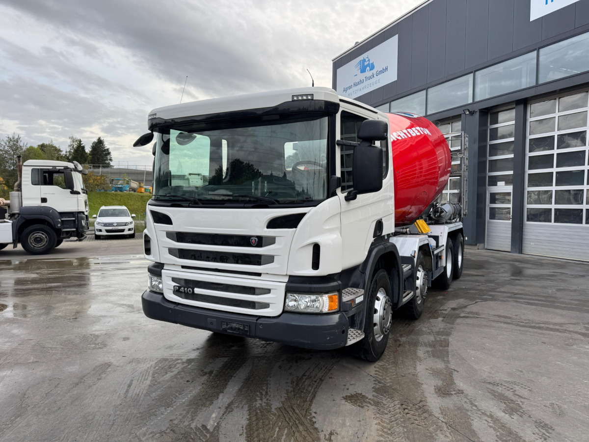 SCANIA P410 8x4 Liebherr 9m3 - משאית מערבלת בטון: תמונה 1 SCANIA P410 8x4 Liebherr 9m3 - משאית מערבלת בטון: תמונה 1