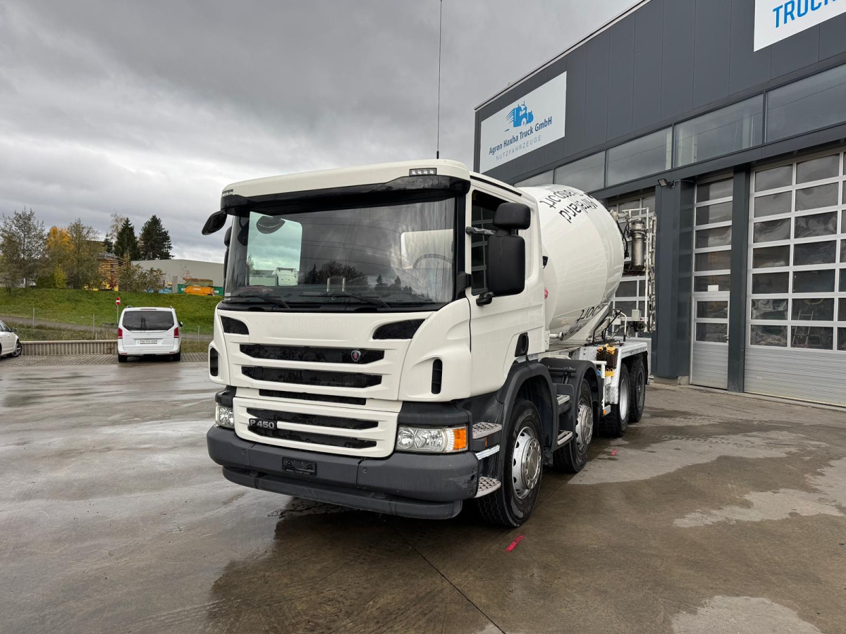 SCANIA P450 8x4 Stetter 9m3 - משאית מערבלת בטון: תמונה 1 SCANIA P450 8x4 Stetter 9m3 - משאית מערבלת בטון: תמונה 1