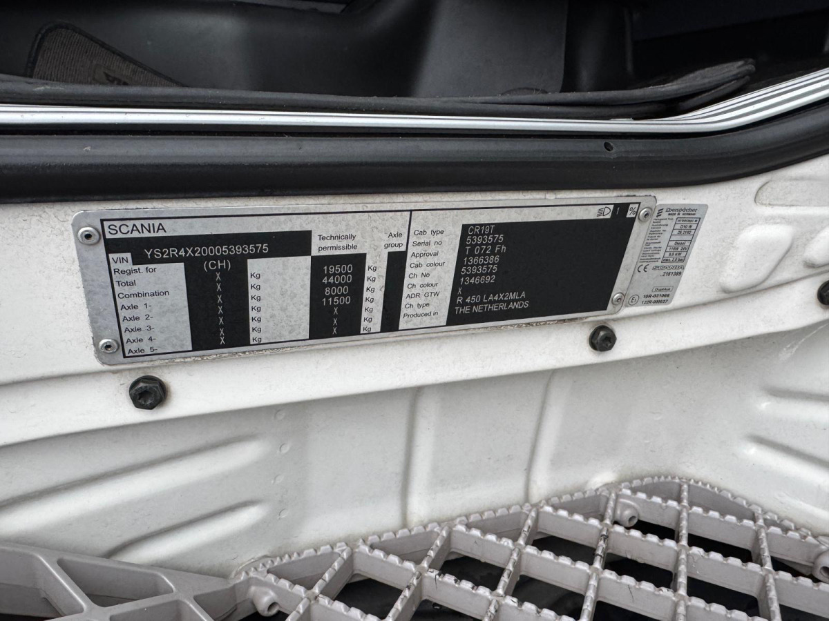 יחידת טרקטור SCANIA R450 4x2 Tanks 1000L No EGR: תמונה 15 יחידת טרקטור SCANIA R450 4x2 Tanks 1000L No EGR: תמונה 15