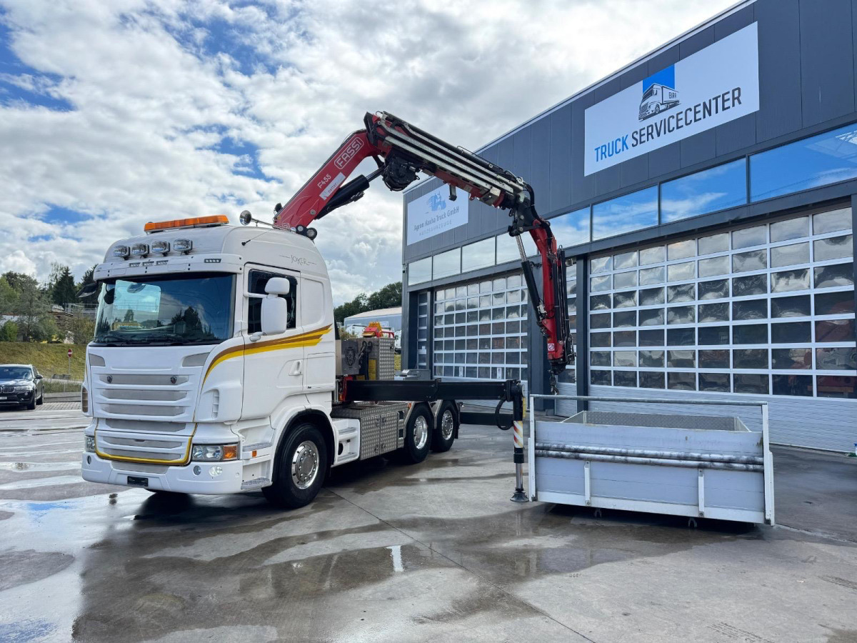 SCANIA R480 6x2 SZM/Pritsche Fassi 455 4+4 - משאית מנוף: תמונה 1 SCANIA R480 6x2 SZM/Pritsche Fassi 455 4+4 - משאית מנוף: תמונה 1