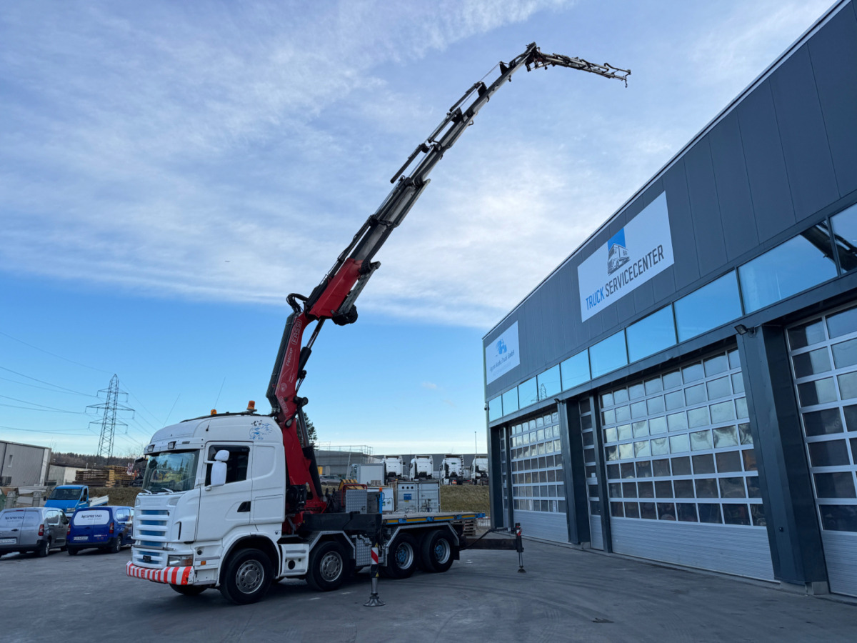 SCANIA R480 8x4 Fassi 660 SZM/Pritsche - משאית מנוף: תמונה 2 SCANIA R480 8x4 Fassi 660 SZM/Pritsche - משאית מנוף: תמונה 2
