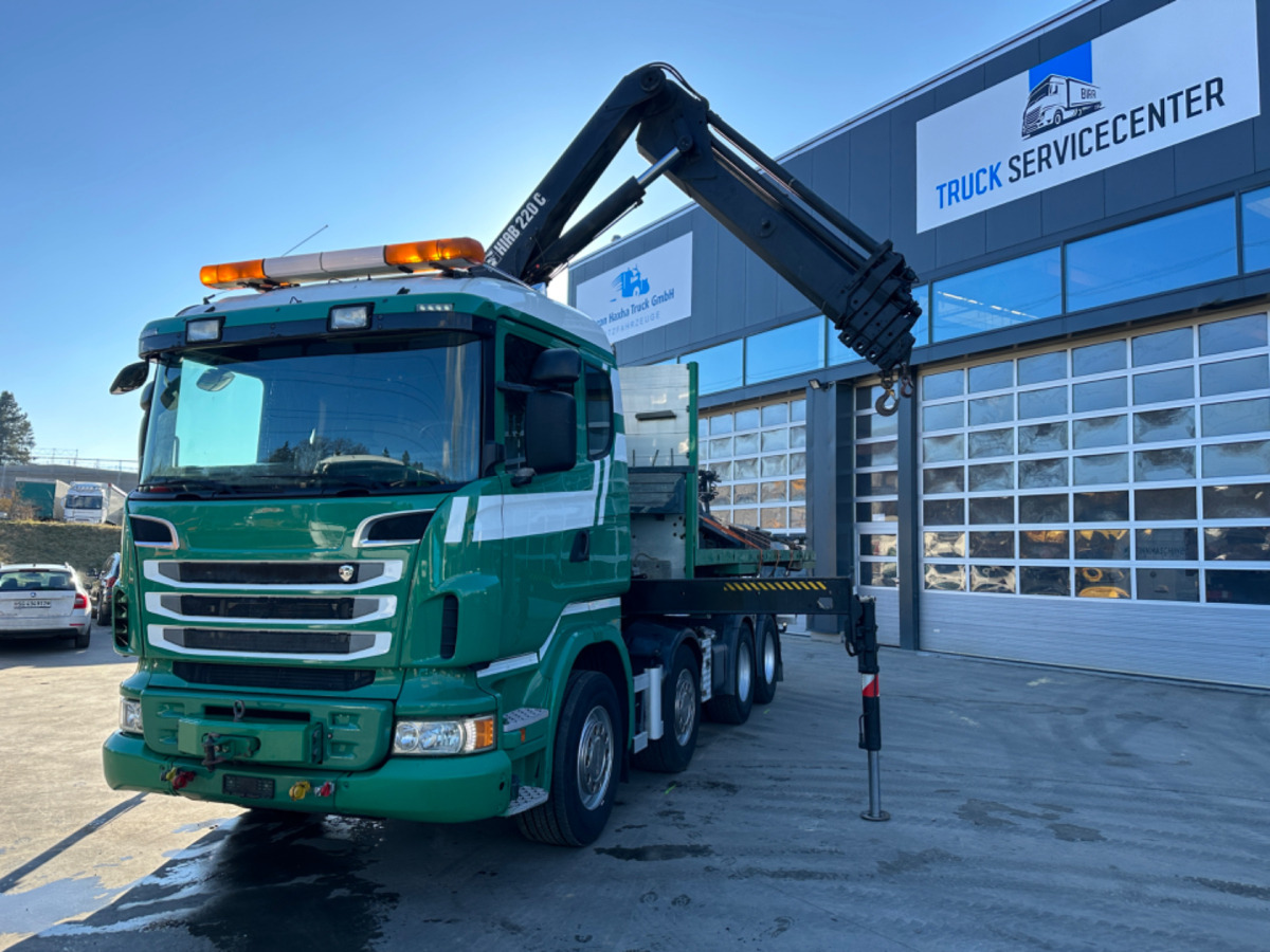 SCANIA R480 8x4 SWS SZM/Kran/Pritsche - משאית מנוף: תמונה 2 SCANIA R480 8x4 SWS SZM/Kran/Pritsche - משאית מנוף: תמונה 2