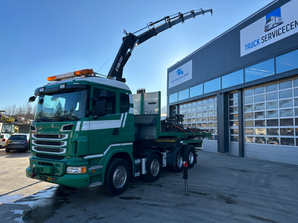 SCANIA R480 8x4 SWS SZM/Kran/Pritsche - משאית מנוף: תמונה 3 SCANIA R480 8x4 SWS SZM/Kran/Pritsche - משאית מנוף: תמונה 3