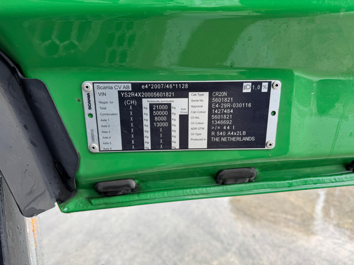 יחידת טרקטור SCANIA R540 4x2: תמונה 12