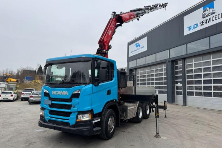 Scania G540 6x4 Fassi 395-7 SZM&Pritsche - משאית מנוף, משאית צד נופל/ שטוחה: תמונה 2 Scania G540 6x4 Fassi 395-7 SZM&Pritsche - משאית מנוף, משאית צד נופל/ שטוחה: תמונה 2