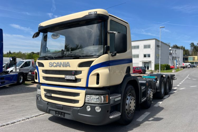 Scania P450 10x4 - משאית עם שלדת תא: תמונה 1 Scania P450 10x4 - משאית עם שלדת תא: תמונה 1