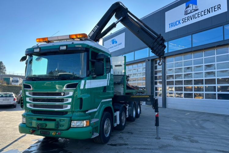 Scania R480 8x4 SWS SZM/Kran/Pritsche - משאית מנוף: תמונה 2 Scania R480 8x4 SWS SZM/Kran/Pritsche - משאית מנוף: תמונה 2
