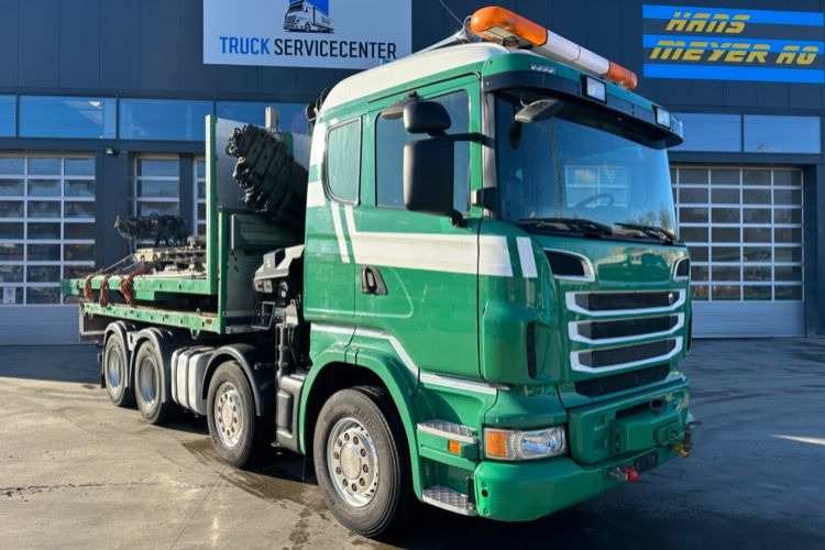 Scania R480 8x4 SWS SZM/Kran/Pritsche - משאית מנוף: תמונה 5 Scania R480 8x4 SWS SZM/Kran/Pritsche - משאית מנוף: תמונה 5