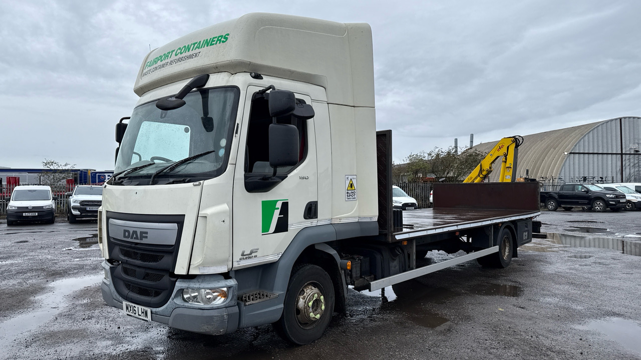 DAF LF 150 - משאית צד נופל/ שטוחה, משאית מנוף: תמונה 2 DAF LF 150 - משאית צד נופל/ שטוחה, משאית מנוף: תמונה 2