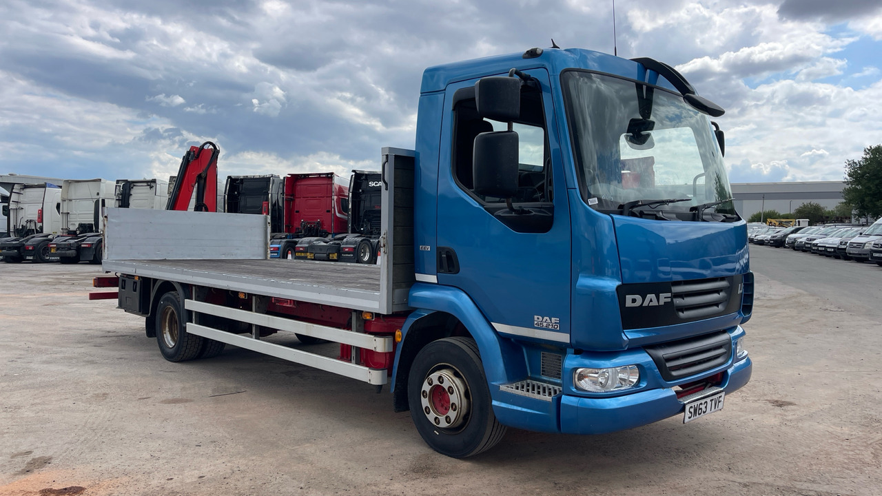 DAF LF 45.210 - משאית צד נופל/ שטוחה, משאית מנוף: תמונה 1 DAF LF 45.210 - משאית צד נופל/ שטוחה, משאית מנוף: תמונה 1