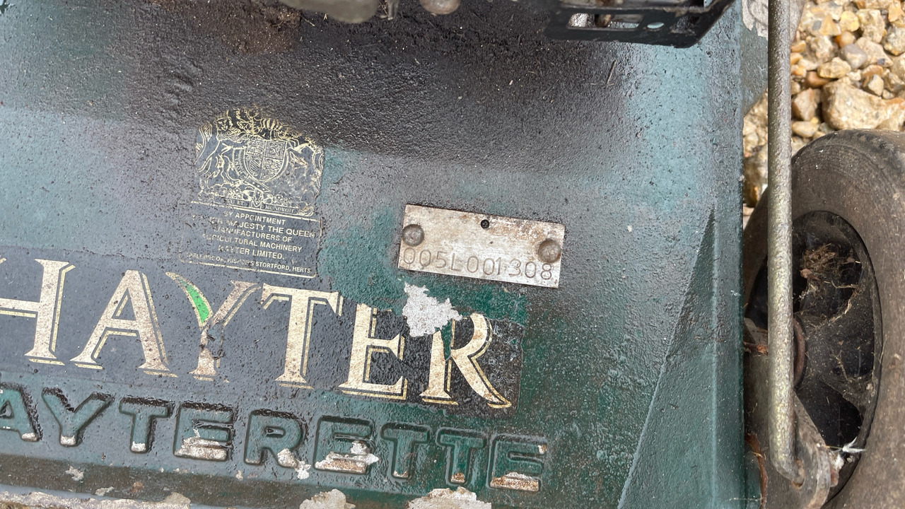 HAYTER HAYTERETTE PEDESTRIAN MOWER - מכסחת גינה: תמונה 1 HAYTER HAYTERETTE PEDESTRIAN MOWER - מכסחת גינה: תמונה 1